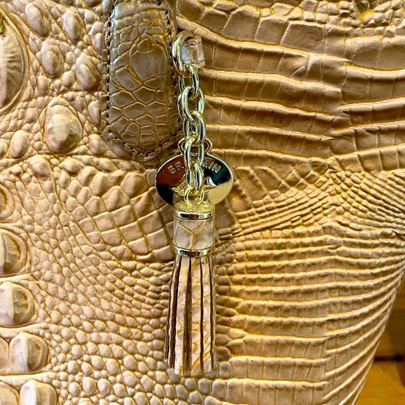 Beautiful Brahmin Asher tote.  Gently used, great condition with tassel charm. - Picture 3 of 12